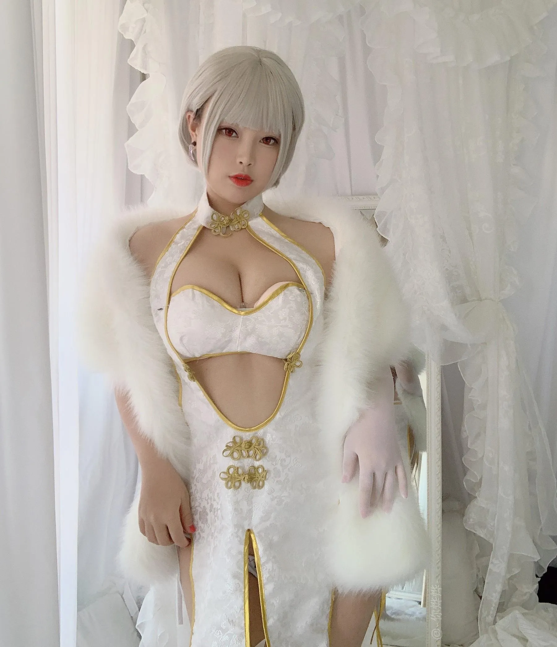 白烨 – NO.12 白旗袍 [41P]插图1